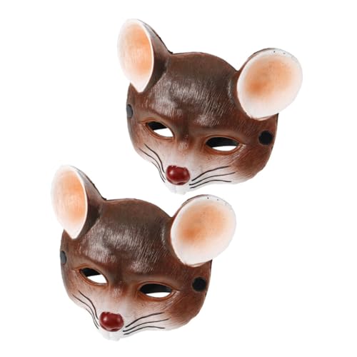 NIYANGLE 2Stücke Realistische Tiermaske für Halloween Karneval Weiche PU Maske für Erwachsene für Kostümpartys Cosplay Lebensechtes Design Bequeme NIYANGLE 2Stücke Realistische Tiermaske für Halloween Karneval Weiche PU Maske für Erwachsene für Kostümpartys Cosplay Lebensechtes Design Bequeme von NIYANGLE