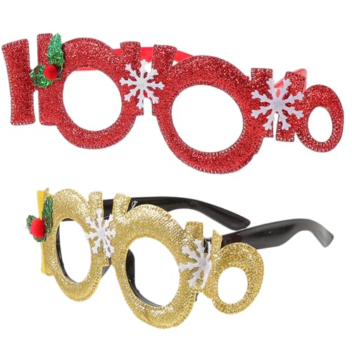 NIYANGLE 2stücke Weihnachtsbrille Und Lustige Festtagsbrillen Für Erwachsene Und Kreative Foto-requisiten Für Weihnachtsfeiern Und Festliche Anlässe NIYANGLE 2stücke Weihnachtsbrille Und Lustige Festtagsbrillen Für Erwachsene Und Kreative Foto-requisiten Für Weihnachtsfeiern Und Festliche Anlässe von NIYANGLE