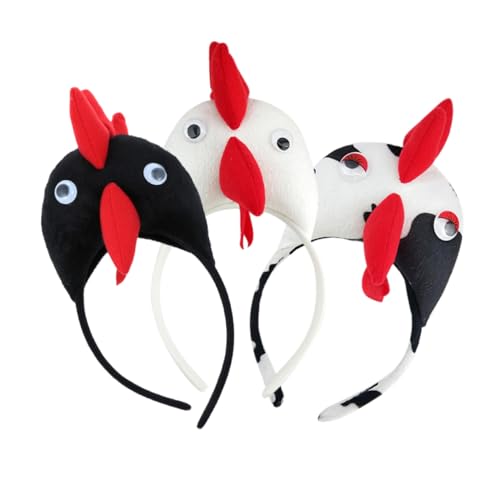 NIYANGLE 3 Stück Abschlussball-Stirnband Kostüm Stirnbänder Huhn Kostüm für Erwachsene Cosplay-Stirnband Küken-Haarband Cartoonstirnband Hühnerzubehör Partystirnband Stoff NIYANGLE 3 Stück Abschlussball-Stirnband Kostüm Stirnbänder Huhn Kostüm für Erwachsene Cosplay-Stirnband Küken-Haarband Cartoonstirnband Hühnerzubehör Partystirnband Stoff von NIYANGLE