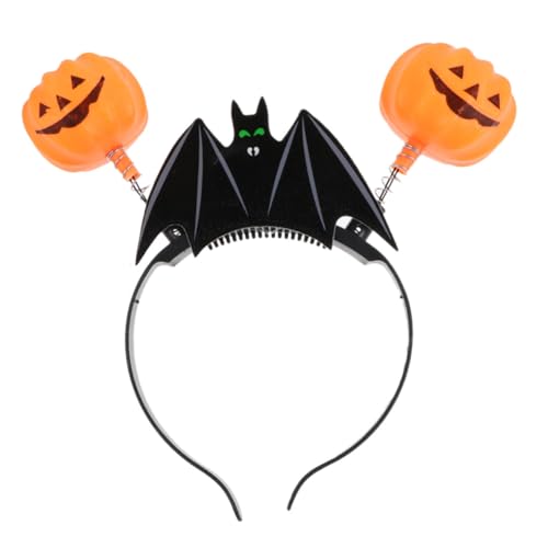 NIYANGLE 3 Stück Teiliges Halloween Haarreif mit Leuchtenden Kürbis und Fledermausdesigns für Kostümpartys Karneval und Halloween Cosplay für Erwachsene und Geeignet NIYANGLE 3 Stück Teiliges Halloween Haarreif mit Leuchtenden Kürbis und Fledermausdesigns für Kostümpartys Karneval und Halloween Cosplay für Erwachsene und Geeignet von NIYANGLE