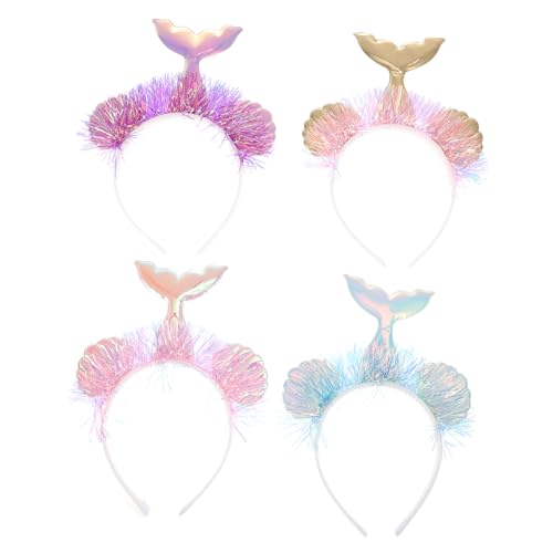 NIYANGLE 4 Stück Teiliges Haarschmuck Bunte Schimmernde Haarreifen mit Design für Leichtes Langlebiges Material für Geburtstag Party und Festliche Anlässe NIYANGLE 4 Stück Teiliges Haarschmuck Bunte Schimmernde Haarreifen mit Design für Leichtes Langlebiges Material für Geburtstag Party und Festliche Anlässe von NIYANGLE