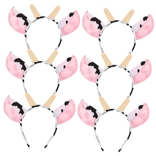 NIYANGLE 6 Stück Plüsch-Stirnband Reiz Party tierische Ohren Mädchenstirnband Kopfschmuck Haarband haarreifen damen haarschmuck Mädchenhaarreiber Kuh-Stirnband Haardekore Haarreferenz Stoff NIYANGLE 6 Stück Plüsch-Stirnband Reiz Party tierische Ohren Mädchenstirnband Kopfschmuck Haarband haarreifen damen haarschmuck Mädchenhaarreiber Kuh-Stirnband Haardekore Haarreferenz Stoff von NIYANGLE