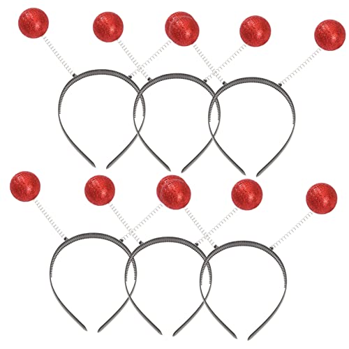 NIYANGLE 6 Stück Teiliges Glitzer Haarband für Witzige Haarschmuck Accessoires für Partys und Fotografie Leicht Bequem und Auffällig von NIYANGLE