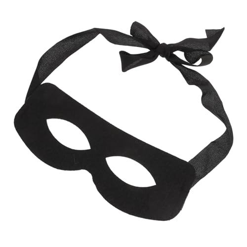 NIYANGLE 8 Stck. Teiliges Schwarze Cosplay Masquerade Party Augenmasken aus Stoff Dekorativ Bequem Vielseitig für Halloween Kostümfeste Rollenspiele und Besondere Anlässe für Herren und von NIYANGLE