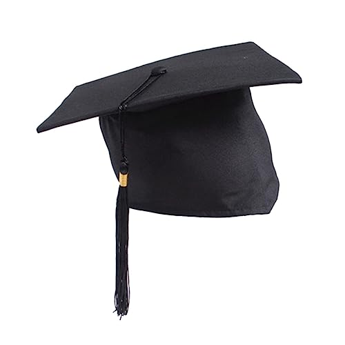 NIYANGLE Abschluss Hut für Studenten Einstellbare Schwarze Doktorhut mit Quaste für Abschlusspartys Hochschulabschlüsse Schulfeiern Universeller Absolventenhut für Männer NIYANGLE Abschluss Hut für Studenten Einstellbare Schwarze Doktorhut mit Quaste für Abschlusspartys Hochschulabschlüsse Schulfeiern Universeller Absolventenhut für Männer von NIYANGLE