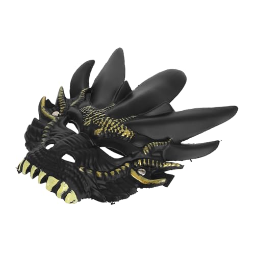 NIYANGLE Chinesische Drachenmaske: Gruselige 3d-halbgesichts-tiermaske, Cosplay-requisite Mit Gummiband Für Halloween-maskenball Und Kostümpartys NIYANGLE Chinesische Drachenmaske: Gruselige 3d-halbgesichts-tiermaske, Cosplay-requisite Mit Gummiband Für Halloween-maskenball Und Kostümpartys von NIYANGLE