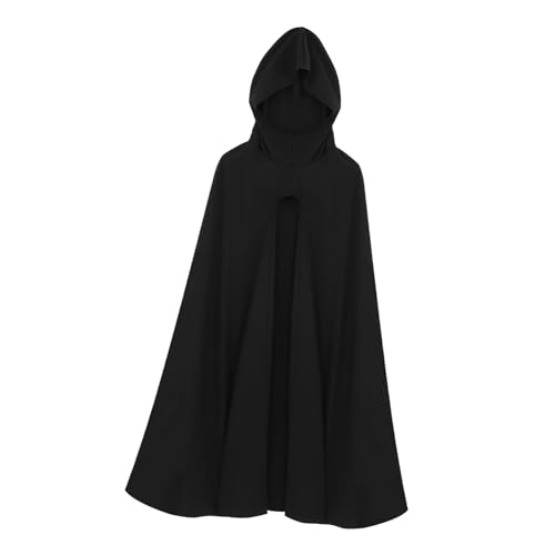 NIYANGLE Cosplay-Gewand Umhang mit Kapuze Mantel Roben beängstigend hoch Rot Halloween umhang schwarzer umhang Gothic Umhang für Halloween Zaubererrobe Zaubererkostüm Polyester Black NIYANGLE Cosplay-Gewand Umhang mit Kapuze Mantel Roben beängstigend hoch Rot Halloween umhang schwarzer umhang Gothic Umhang für Halloween Zaubererrobe Zaubererkostüm Polyester Black von NIYANGLE