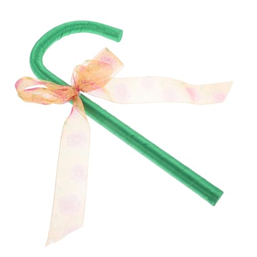 NIYANGLE Cosplay Requisit Schleifen Krücke mit Elegantem Bogen Party und Weihnachts Accessoire für Kostümspiele Karneval Tanz und Valentinstagsfeiern von NIYANGLE
