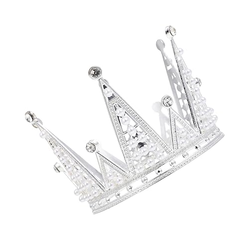NIYANGLE Crown Cake Decor aus Silberne Geburtstagskrone Tortenaufsatz für Kuchenverzierung und Fotografie Einzigartiges für Langlebig und Sicher NIYANGLE Crown Cake Decor aus Silberne Geburtstagskrone Tortenaufsatz für Kuchenverzierung und Fotografie Einzigartiges für Langlebig und Sicher von NIYANGLE