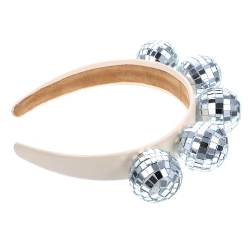 NIYANGLE Disco Ball Haarband für Partys Leichter Bequemer Haarschmuck mit Glitzernden Elementen für Mottopartys Kostüme und Festivals Perfektes Accessoire für Mädchen und von NIYANGLE