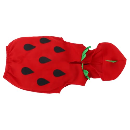 NIYANGLE Erdbeer Kostüm für Mädchen Jahre Weicher Kapuzen Design Komfortabel und Warm Pflegeleicht für Halloween Bühnenauftritte Rollenspiele und Partys Rotes Früchte Outfit NIYANGLE Erdbeer Kostüm für Mädchen Jahre Weicher Kapuzen Design Komfortabel und Warm Pflegeleicht für Halloween Bühnenauftritte Rollenspiele und Partys Rotes Früchte Outfit von NIYANGLE