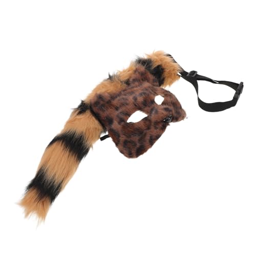 NIYANGLE Fuchs Kostüm Set mit Kunstpelz und Halbgesichtsmaske Leichte Realistische Tier-accessoires für Karneval Halloween Cosplay Party und Outdoor Veranstaltungen NIYANGLE Fuchs Kostüm Set mit Kunstpelz und Halbgesichtsmaske Leichte Realistische Tier-accessoires für Karneval Halloween Cosplay Party und Outdoor Veranstaltungen von NIYANGLE