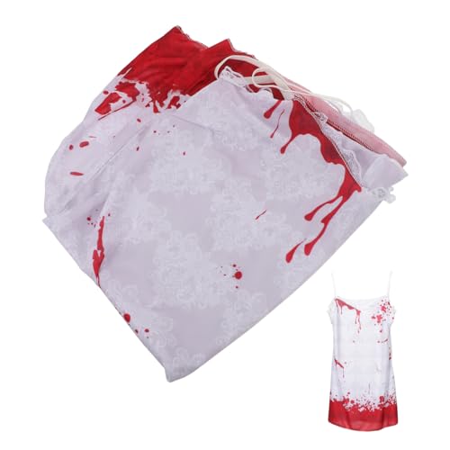 NIYANGLE Geisterbraut Kostüm Friedhof Braut Kostüm Kleid Der Toten Braut Ghost Bride Outfit Geisterbraut-cosplay Stoff von NIYANGLE