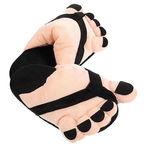NIYANGLE Giant Feet Slippers Cosplay Kostüm Lustige Halloween Party Requisiten Unisex Übergröße Hausschuhe Für Karneval Fasching Spaß von NIYANGLE