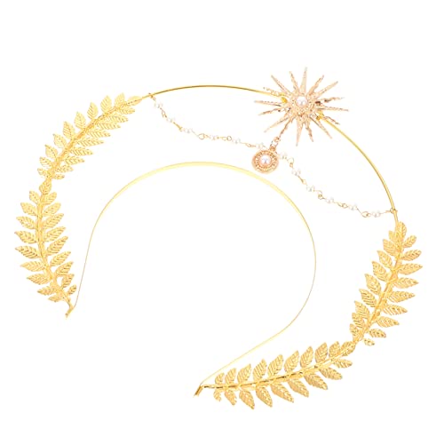 NIYANGLE Goldenes Haarband für Damen Retro Stil Haarkrone für Partys Hochzeiten und Besondere Anlässe für Fotos und Feiern NIYANGLE Goldenes Haarband für Damen Retro Stil Haarkrone für Partys Hochzeiten und Besondere Anlässe für Fotos und Feiern von NIYANGLE