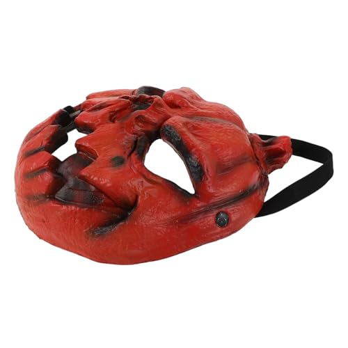 NIYANGLE Gruselige Kürbismaske für Erwachsene Atmungsaktive Halloween Cosplay Gesichtsmaske Komfortabel und Realistisch für Karneval Maskerade und Partyverkleidungen von NIYANGLE
