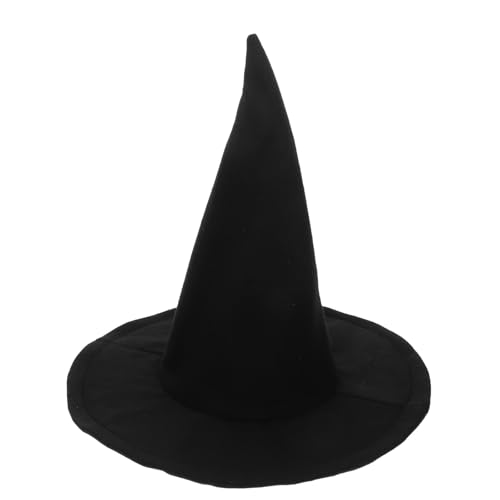 NIYANGLE Gruseliger Hexenhut, Halloween-Party-Zaubererhut, Party-Zauberer-Kopfbedeckung für Kostümpartys, Cosplay-Kostümzubehör, Dekorationen von NIYANGLE