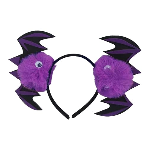 NIYANGLE Halloween Bat Haarreif Lustiges Kostümzubehör für Halloween Partys Design für Cosplay und Karneval für Maskeraden und Feste NIYANGLE Halloween Bat Haarreif Lustiges Kostümzubehör für Halloween Partys Design für Cosplay und Karneval für Maskeraden und Feste von NIYANGLE