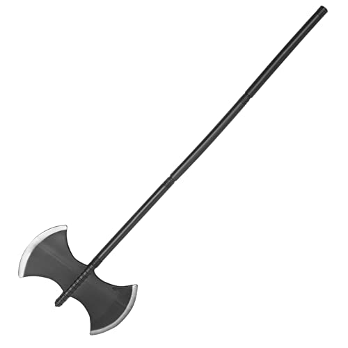 NIYANGLE Halloween Doppelaxt Requisite Leichtem Gruselige Axt für Bühnenauftritte Abnehmbar und Langlebig für Karneval und Kostümpartys NIYANGLE Halloween Doppelaxt Requisite Leichtem Gruselige Axt für Bühnenauftritte Abnehmbar und Langlebig für Karneval und Kostümpartys von NIYANGLE