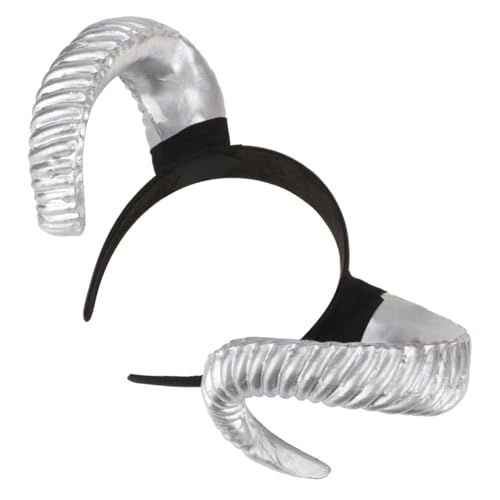 NIYANGLE Halloween Horn Haarreif Lustiges Kopfband mit Schafshorn für Kostümpartys Karneval und Halloween Dekoration Vielseitig und Einfach zu Tragen Kombinieren NIYANGLE Halloween Horn Haarreif Lustiges Kopfband mit Schafshorn für Kostümpartys Karneval und Halloween Dekoration Vielseitig und Einfach zu Tragen Kombinieren von NIYANGLE