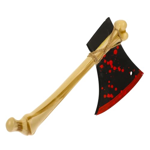 NIYANGLE Halloween Kostüm Requisit Leichte Schaumstoff Knochen Axt Realistische Farben Einseitiges Design für Party Cosplay und Kreative Fotografie Lustiges Halloween Zubehör NIYANGLE Halloween Kostüm Requisit Leichte Schaumstoff Knochen Axt Realistische Farben Einseitiges Design für Party Cosplay und Kreative Fotografie Lustiges Halloween Zubehör von NIYANGLE