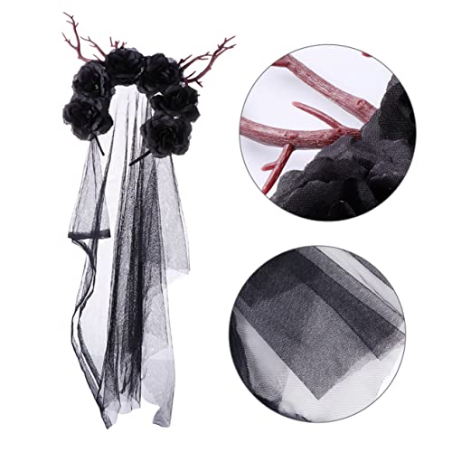 NIYANGLE Halloween Kostüm Zubehör Simulierte Blumen Zweig Haarreif mit Elchgeweih für Halloween Partys und Fotoshootings Hochwertige Verarbeitung Haarschmuck für Feiern und Cosplay NIYANGLE Halloween Kostüm Zubehör Simulierte Blumen Zweig Haarreif mit Elchgeweih für Halloween Partys und Fotoshootings Hochwertige Verarbeitung Haarschmuck für Feiern und Cosplay von NIYANGLE