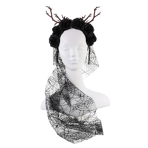 NIYANGLE Halloween Rehgeweih Haarband Realistisches Kostümzubehör für Partys Karneval und Fotoshootings Bequemes Vielseitiges Accessoire für Halloween und Cosplay NIYANGLE Halloween Rehgeweih Haarband Realistisches Kostümzubehör für Partys Karneval und Fotoshootings Bequemes Vielseitiges Accessoire für Halloween und Cosplay von NIYANGLE
