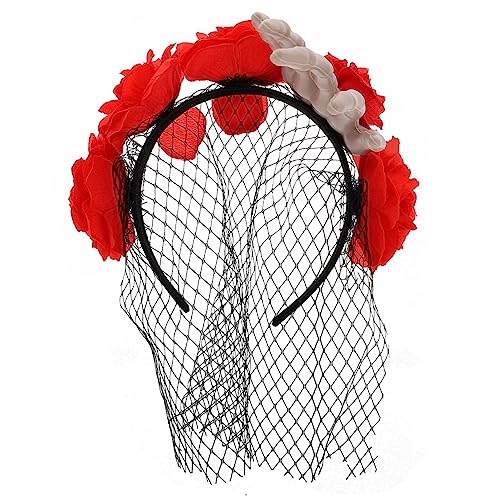 NIYANGLE Halloween Stirnband mit Skeletthand und Kunstrose Haaraccessoire für Halloween Party Cosplay und Besondere Anlässe NIYANGLE Halloween Stirnband mit Skeletthand und Kunstrose Haaraccessoire für Halloween Party Cosplay und Besondere Anlässe von NIYANGLE