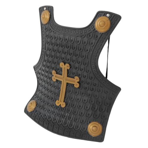 NIYANGLE Kinderpanzerung Schild Historische Spielzeuge Ritterspielzeug Party Zubehör Halloween wirft Cosplay-Spielzeugschild Schild für Plastik Black NIYANGLE Kinderpanzerung Schild Historische Spielzeuge Ritterspielzeug Party Zubehör Halloween wirft Cosplay-Spielzeugschild Schild für Plastik Black von NIYANGLE