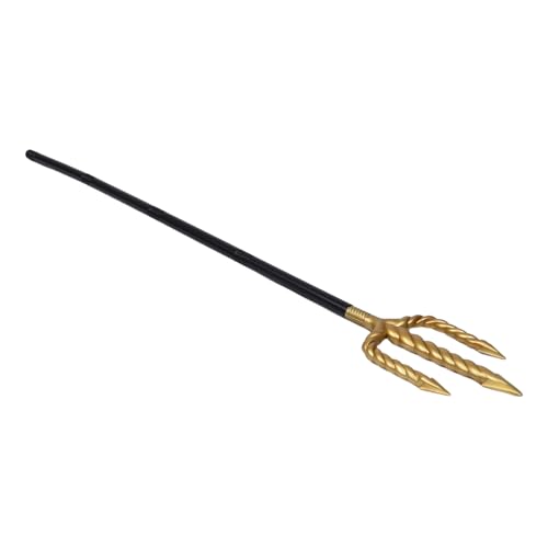 NIYANGLE King Trident Stab Halloween Cosplay Kunststoff Spiralförmig Teufel Accessoire Masquerade Party Zubehör für Erwachsene von NIYANGLE