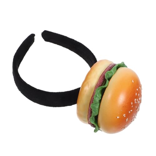 NIYANGLE Kopfbedeckung in Hamburgerform Hamburger-Kostüm verrückt Karnevals-Kopfschmuck-Party lustiger Kopfschmuck Burger Hut Burger-Stirnband-Requisite Stirnband im modernen Stil Schwamm NIYANGLE Kopfbedeckung in Hamburgerform Hamburger-Kostüm verrückt Karnevals-Kopfschmuck-Party lustiger Kopfschmuck Burger Hut Burger-Stirnband-Requisite Stirnband im modernen Stil Schwamm von NIYANGLE