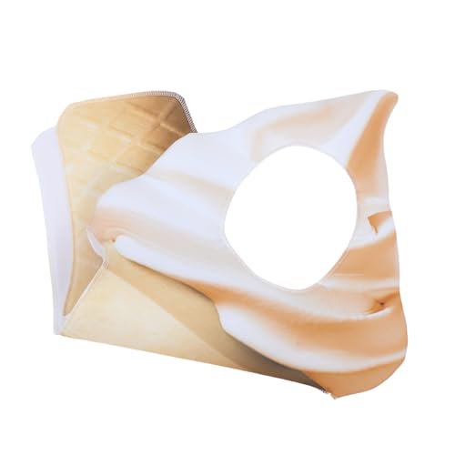 NIYANGLE Lustiges Eiscreme Kostüm Karneval Karnevalskostüm Quirliges Sponge Design Bequemes Tragen Für Halloween Festivals Bühnenauftritte NIYANGLE Lustiges Eiscreme Kostüm Karneval Karnevalskostüm Quirliges Sponge Design Bequemes Tragen Für Halloween Festivals Bühnenauftritte von NIYANGLE