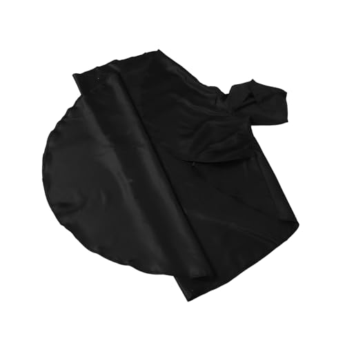 NIYANGLE Medieval Hooded Cloak Schwarz Renaissance Cape für Erwachsene Leichter Atmungsaktiver Mittelalter Umhang mit Kapuze Halloween Cosplay Robe für Ritterkostüm und Festliche Events von NIYANGLE