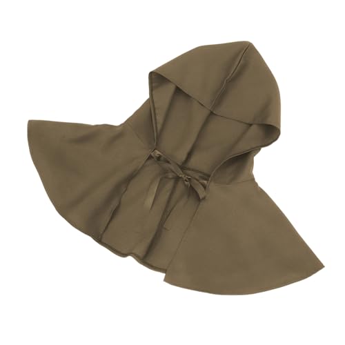 NIYANGLE Mittelalterlicher Kapuzenumhang für Damen Herren Weicher Renaissance Umhang für Halloween Cosplay Kostümpartys Vielseitiges Zubehör für Bälle Veranstaltungen NIYANGLE Mittelalterlicher Kapuzenumhang für Damen Herren Weicher Renaissance Umhang für Halloween Cosplay Kostümpartys Vielseitiges Zubehör für Bälle Veranstaltungen von NIYANGLE