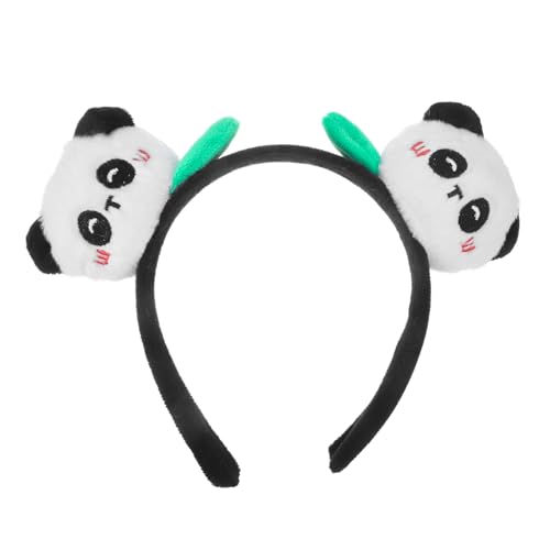 NIYANGLE Panda-stirnband Stirnbänder Mädchen Tierstirnband Panda-kopfbedeckung Party Panda-haarband Haarband Mit Panda-elementen Tierhaarreifen Schöner Tierkopfschmuck Stoff Schwarz NIYANGLE Panda-stirnband Stirnbänder Mädchen Tierstirnband Panda-kopfbedeckung Party Panda-haarband Haarband Mit Panda-elementen Tierhaarreifen Schöner Tierkopfschmuck Stoff Schwarz von NIYANGLE