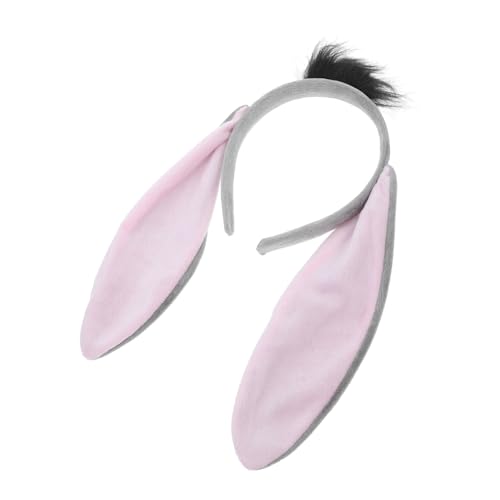 NIYANGLE Plüsch Eselohren Haarreif Weiches Tier Kostüm Haarband Für Erwachsene Fasching Karneval Halloween Party Verkleidung Cosplay Zubehör NIYANGLE Plüsch Eselohren Haarreif Weiches Tier Kostüm Haarband Für Erwachsene Fasching Karneval Halloween Party Verkleidung Cosplay Zubehör von NIYANGLE