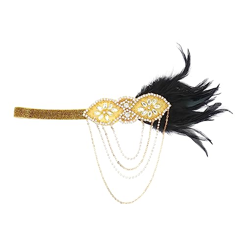 NIYANGLE Rhinestone Haarband Mit Federn Für Halloween-partys Haarschmuck-accessoire Für Damen Für Festlichkeiten Und Besondere Anlässe NIYANGLE Rhinestone Haarband Mit Federn Für Halloween-partys Haarschmuck-accessoire Für Damen Für Festlichkeiten Und Besondere Anlässe von NIYANGLE