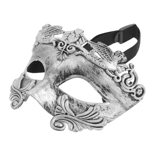 NIYANGLE Römische Maske für Herren Komfortable Kunststoff Maske für Halloween Karneval Kostümpartys Dekorative Masken Requisite für Unvergessliche Auftritte NIYANGLE Römische Maske für Herren Komfortable Kunststoff Maske für Halloween Karneval Kostümpartys Dekorative Masken Requisite für Unvergessliche Auftritte von NIYANGLE