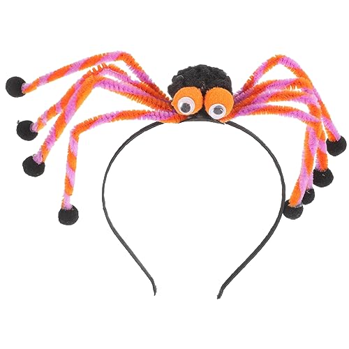 NIYANGLE Spinnenstirnbandkopfschmuck Haarband Streich Stirnbänder für Erwachsene Halloween-Partygeschenke Mädchen haarschmuck Spinnen-Stirnband für Party Spinnenstirnband Halloween Stoff von NIYANGLE