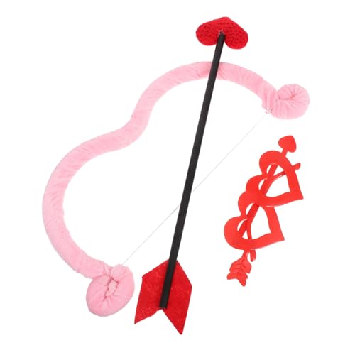 NIYANGLE Teiliges Cupid Kostümset mit Herzbrille und Liebesbogen Partyaccessoires für Valentinstag Karneval und Halloween Wiederverwendbar Schnelle Verwandlung Romantisches Cosplay für von NIYANGLE