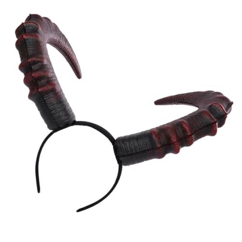 NIYANGLE Teufelshörner Haarband Großes Hornstirnband für Halloween Karneval und Cosplay Kostümrequisite für Besondere Anlässe und Fotoshootings NIYANGLE Teufelshörner Haarband Großes Hornstirnband für Halloween Karneval und Cosplay Kostümrequisite für Besondere Anlässe und Fotoshootings von NIYANGLE