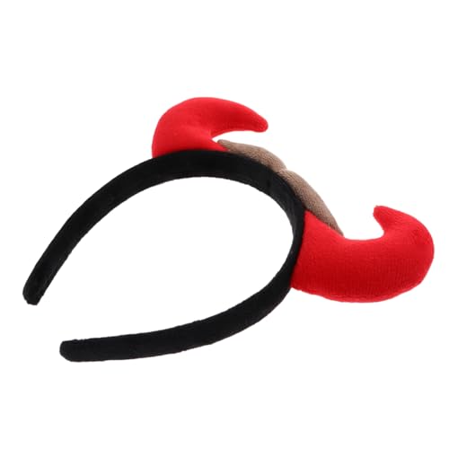 NIYANGLE Teufelshörner Haarband für Halloween Kostüm Leichtes Langlebiges Accessoire und Passend für Erwachsene für Partys und Festivals von NIYANGLE