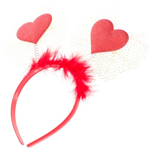 NIYANGLE Valentinstag Stirnband für Festlicher Kopfschmuck mit Design Accessoire für Valentinstagsfeiern und Fotos Sicher und Farbenfroh Perfektes NIYANGLE Valentinstag Stirnband für Festlicher Kopfschmuck mit Design Accessoire für Valentinstagsfeiern und Fotos Sicher und Farbenfroh Perfektes von NIYANGLE