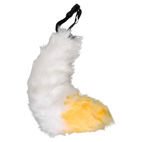 NIYANGLE Verstellbarer Fuchsschwanz mit Plüschmaterial Cosplay Tierkostüm Accessoire für Halloween Karneval Masquerade Komfortabel Einstellbarer Gürtel Passend für Verschiedene Körpergrößen NIYANGLE Verstellbarer Fuchsschwanz mit Plüschmaterial Cosplay Tierkostüm Accessoire für Halloween Karneval Masquerade Komfortabel Einstellbarer Gürtel Passend für Verschiedene Körpergrößen von NIYANGLE