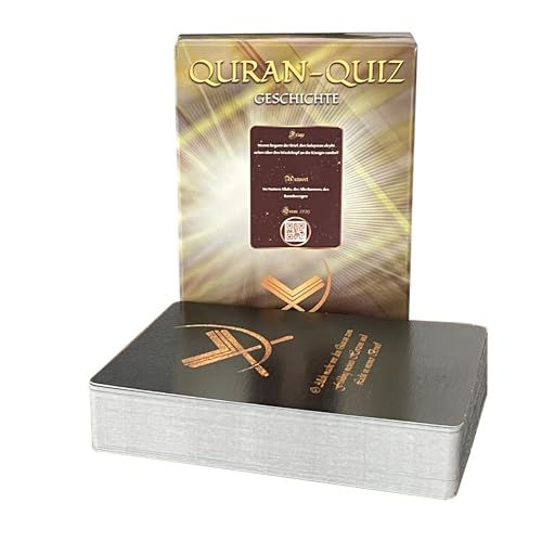 Islamisches Spiel Quizkarten Quran Fragen über Koran und Islam inklusive eigene App (Geschichte) Islamisches Spiel Quizkarten Quran Fragen über Koran und Islam inklusive eigene App (Geschichte) von NIYYAH