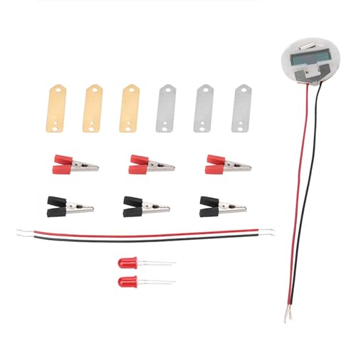Kartoffel -Elektrizitätsexperimente Spielzeug, Fun Learning Kit, Umfasst Digitale Uhr, Glühbirne, Ideal für Grüne Energieexperiment mit Allem, was Erforderlich Ist, für Zitrone, Kartoffel -Elektrizitätsexperimente Spielzeug, Fun Learning Kit, Umfasst Digitale Uhr, Glühbirne, Ideal für Grüne Energieexperiment mit Allem, was Erforderlich Ist, für Zitrone, von NIZUUONE