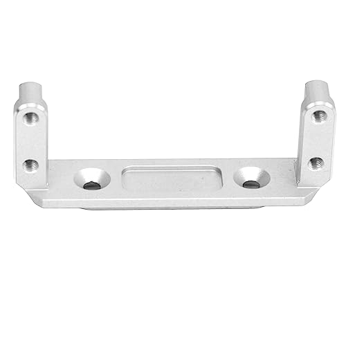 NIZUUONE 1/10 RC Car Servo Mount in Aluminiumlegierung, Feine Handwerkskunst Verbessert die Textur für Capra UTB10 Crawler (Silver) von NIZUUONE