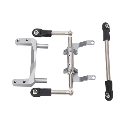 NIZUUONE 1/10 RC -Servo -Mount mit Fortschrittlicher CNC Verarbeitungstechnik, Hochleistungsklempner, Ideal für SCX10 Modelle (Ti-Farbe) von NIZUUONE