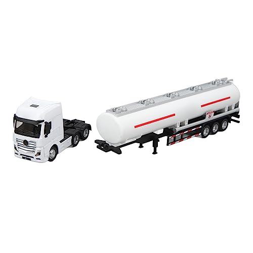 NIZUUONE 1:50 Öltanker -LKW -Modell mit Langlebigen Gummireifen, Vielseitige Dekoration für Mehr Als 8 / (White) von NIZUUONE