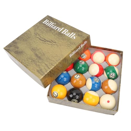 NIZUUONE 16pcs Billardkugeln Set Poolkugeln Set 2,25 -Zoll von NIZUUONE